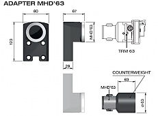 ADAPTER MHD’63 BHT 250-500