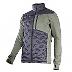 Bluza ocieplana z zamkiem zielono-czarna 260+150/m2 S - Bluza ocieplana z zamkiem zielono-czarna 260+150/m2 3XL