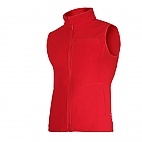 Kamizelka polarowa damska czerwona 290g/m2 S - Kamizelka polarowa damska czerwona 290g/m2 2XL