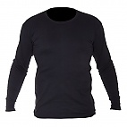 Koszulka zimowa długi rękaw czarna 220g/m2 M - Kalesony zimowe czarne 220g/m2 2XL