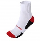 Skarpety robocze biało-czerwone kpl.3 pary 39-42 - Skarpety robocze biało-czerwone krótkie kpl.3 pary 43-46