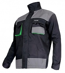 Bluza czarno-zielona 100% bawełna 270g/m2 S