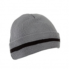 Czapka z ociepliną szara 320gr/m2 kpl.12szt. 57-61