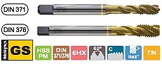 GWINTOWNIK DIN-371 C M 3/45° GS HSS PM TiN