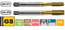 GWINTOWNIK DIN-371 B M 3 GS HSS PM TiN