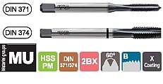 GWINTOWNIK DIN-371 B 4-48 UNF HSS PM X-Coating