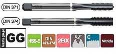 GWINTOWNIK DIN-371 B 4-48 UNF HSS-E GG Ni
