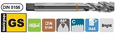 GWINTOWNIK DIN-5156 C G 1/8-28/40° HSS-E GS