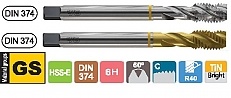 GWINTOWNIK DIN-374 C M 4X0.5/40° HSS-E GS