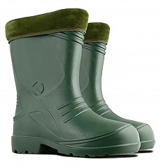 Kalosze damskie ocieplane super lekkie niskie EVA 36