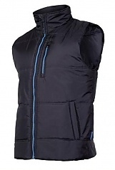 Bezrękawnik ocieplany czarny 160+160g/m2 S