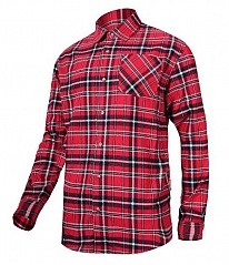 Koszula flanelowa czerwono-granatowa 170g/m2 S