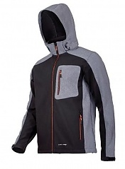 Kurtka z kapturem czarno-szara 310g/m2 S