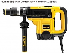 Młot udarowo-obrotowy SDS-MAX 1100W 8J 210-415/min. DeWALT