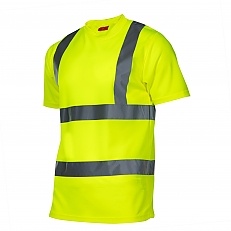 Koszulka t-shirt ostrzegawcza żółta 140g/m2 S