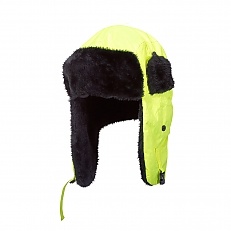 Czapka ocieplana uszanka żółta 215g/m2 kpl.12szt. 57-61