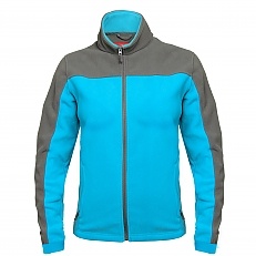 Bluza polarowa damska turkusowo-szara 290g/m2 S