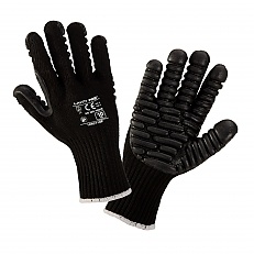 Rękawice antywibracyjne czarne 10[XL]