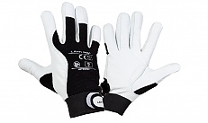 Rękawice ze skóry koziej czarne 8[M]