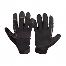 Rękawice warsztatowe czarne PVC 8[M]