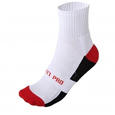 Skarpety robocze biało-czerwone kpl.3 pary 39-42