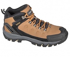 Trzewiki bez podnoska nubuk beżowo-czarne 39