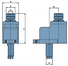 OPRAWKA VDI PROSTA ODSADZONA DA20MT-1629-ER16