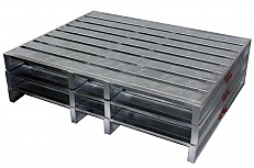 PALETA STALOWA VEPT-01 1100X1400X120 NOŚNOŚĆ 500 KG 5 SZT.