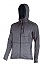 Bluza z kapturem i suwakiem szara poliester 210g/m2 S