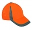 Czapka z daszkiem pomarańczowa kpl.12 szt. 57-61