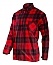 Koszula flanelowa czerwono-czarna 170g/m2 S