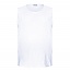 Koszulka bez rękawów biała 100% bawełna 160g/m2 S