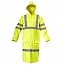 Płaszcz przeciwdeszczowy ostrzegawczy żółty 180g/m2 S