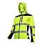 Kurtka ostrzeg.Softshell z odpin.rękawami żółta 320g/m2 S