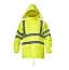Kurtka przeciwdeszczowa ostrzeg.żółta 180g/m2 S