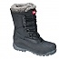 Śniegowce wysokie skóra syntetyczna czarno-szare 39