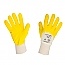 Rękawice z lateksem żółto-białe kpl.12 par 10[XL]