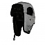 Czapka ocieplana uszanka szara 215g/m2 kpl.12szt. 57-61