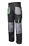 Spodnie czarno-zielone 100% bawełna 270g/m2 S