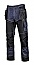 Spodnie jeansowe niebiesko-czarne 270g S