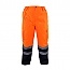 Spodnie ostrzegawcze ocieplane pomarańcz.180g/m2 S