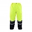 Spodnie ostrzegawcze ocieplane żółte 180g/m2 S