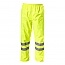 Spodnie przeciwdeszczowe ostrzegawcze żółte 180g/m2 S